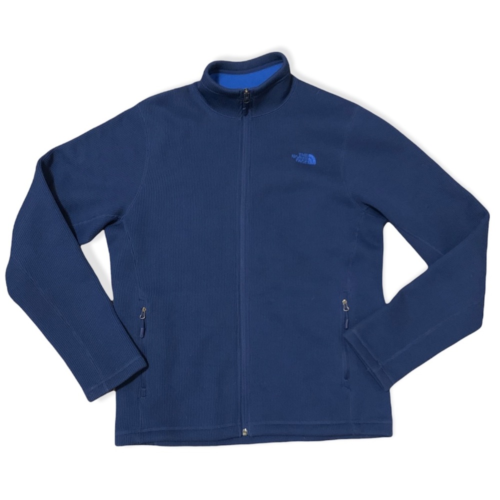 The North Face Navy Blue Full-Zip Fleece Jacket